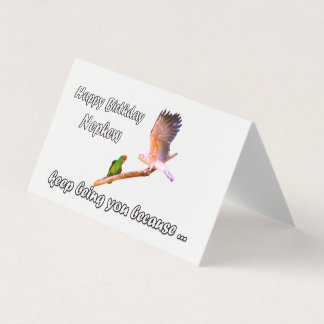 Tarjeta Feliz cumpleaños, sobrino