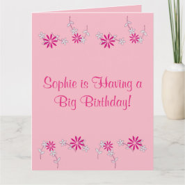 Tarjeta ¡Feliz cumpleaños Sophie! (Nombre)