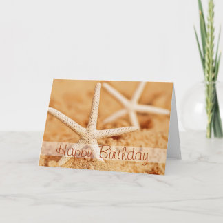 Tarjeta Feliz cumpleaños Starfish Card