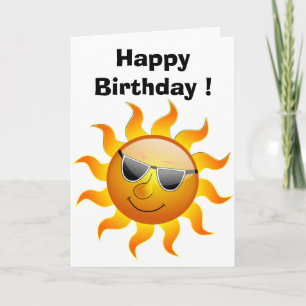 TARJETA "FELIZ CUMPLEAÑOS" SUNSHINE EN GUAY