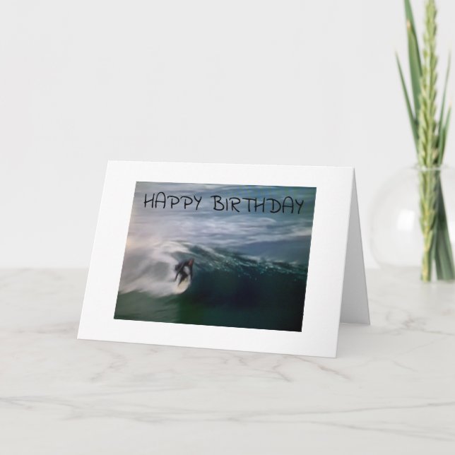 TARJETA FELIZ CUMPLEAÑOS ****SUPERFICIE**** (Anverso)