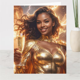 Tarjeta Feliz Cumpleaños Superhéroe