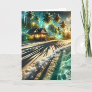 Tarjeta Feliz cumpleaños, tema de la Casa de Playa Persona