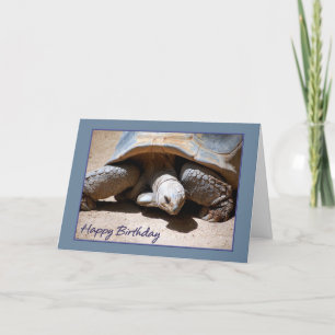 Tarjeta Feliz cumpleaños Tortoise
