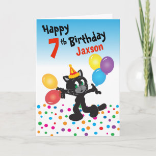 Tarjeta Feliz Cumpleaños   Un Gato Genial