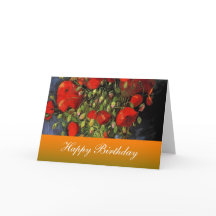 Feliz Cumpleaños, Van Gogh, Amapolas Rojas
