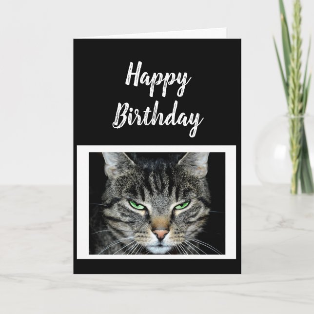 Tarjeta Feliz Cumpleaños Viendo Bien Diversión Humor (Anverso)