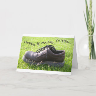 Tarjeta Feliz Cumpleaños - Vives En Un Zapato