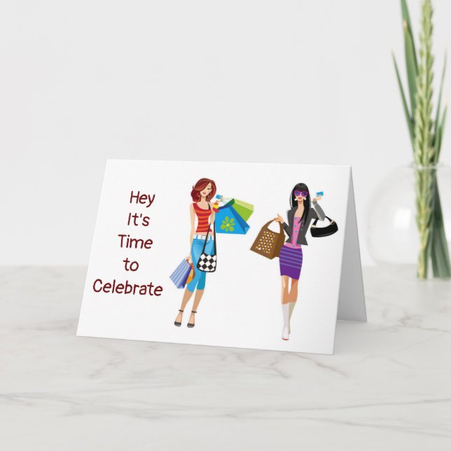 TARJETA FELIZ CUMPLEAÑOS **Y SABEMOS CÓMO CELEBRAR** CA (Anverso)