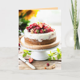 Tarjeta Feliz cumpleaños Yummy Cake