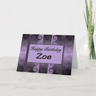 Tarjetas Zoe Nombre Zoe | Zazzle.es