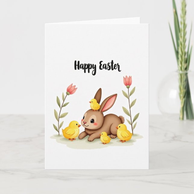 Tarjeta Feliz de Amigos de Primavera (Anverso)