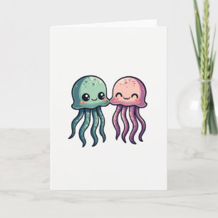Tarjeta Feliz de Amigos Medusas