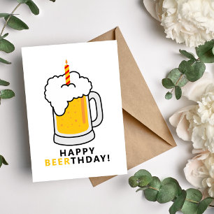 Tarjeta feliz de Beerthday