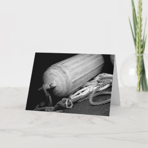 Tarjeta feliz de Bouy del barco del día de padre