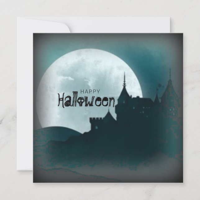 Tarjeta feliz de Halloween (Anverso)