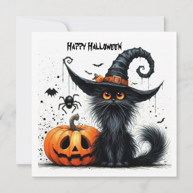 TARJETA FELIZ DE HALLOWEEN (Anverso)