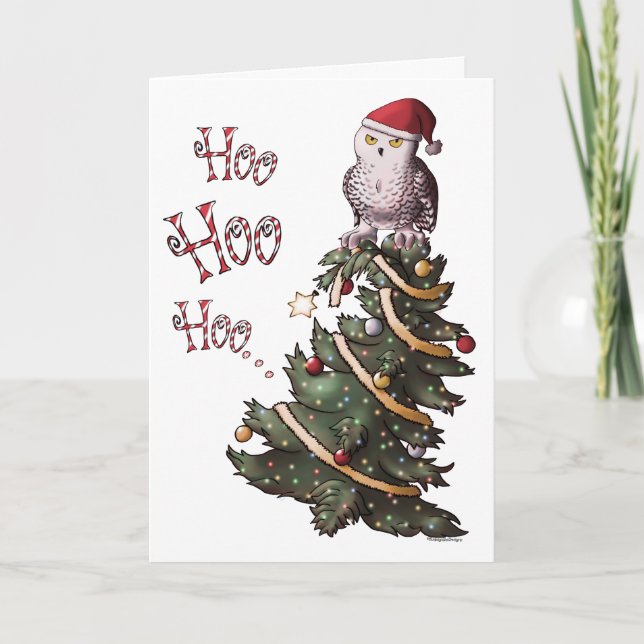 Tarjeta feliz de Hoolidays (Anverso)