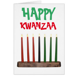Tarjeta feliz de Kwanzaa