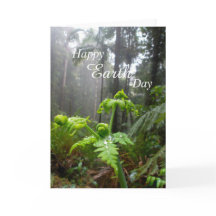 Tarjeta feliz de la selva tropical del Día de la