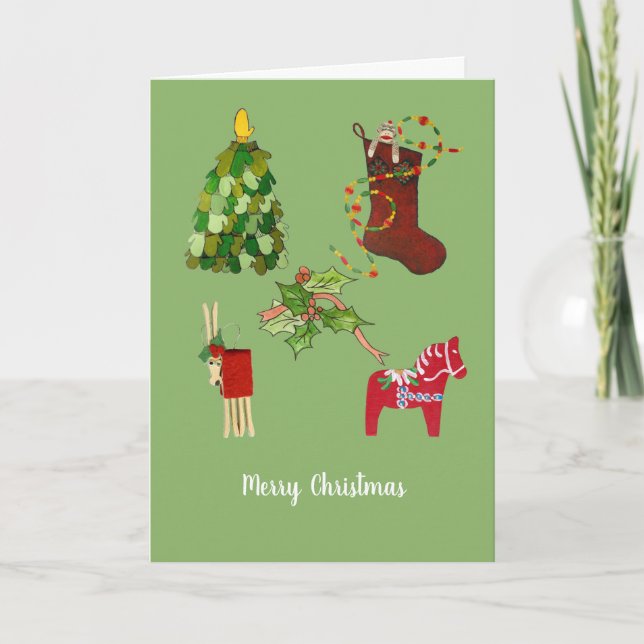 Tarjeta Feliz de Navidad (Anverso)