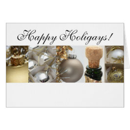 Tarjeta feliz de Navidades LGBT para gays