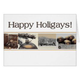 Tarjeta feliz de Navidades LGBT para gays