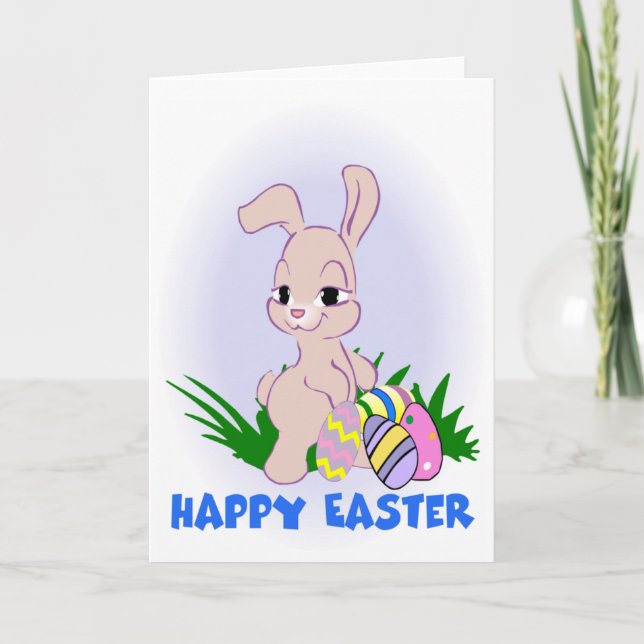 Tarjeta feliz de Pascua (Anverso)
