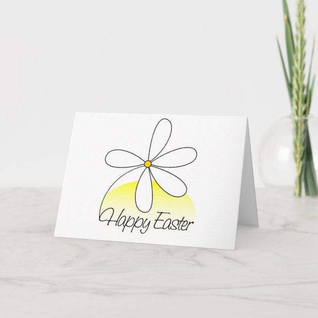 Tarjeta feliz de Pascua (Anverso)