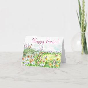 Tarjeta feliz de Pascua