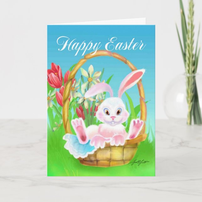 Tarjeta feliz de Pascua #1 (Anverso)