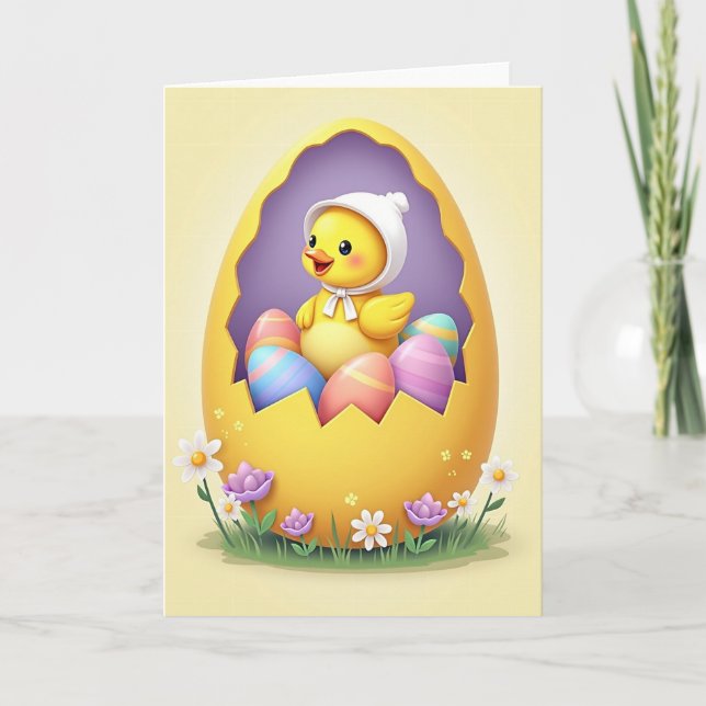 Tarjeta Feliz de Primavera para Crías (Anverso)