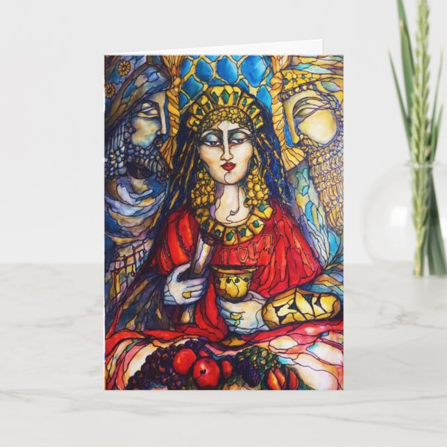 Tarjeta feliz de Purim (Anverso)