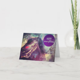 Tarjeta Feliz de todo, mortificar la felicidad de la tortu
