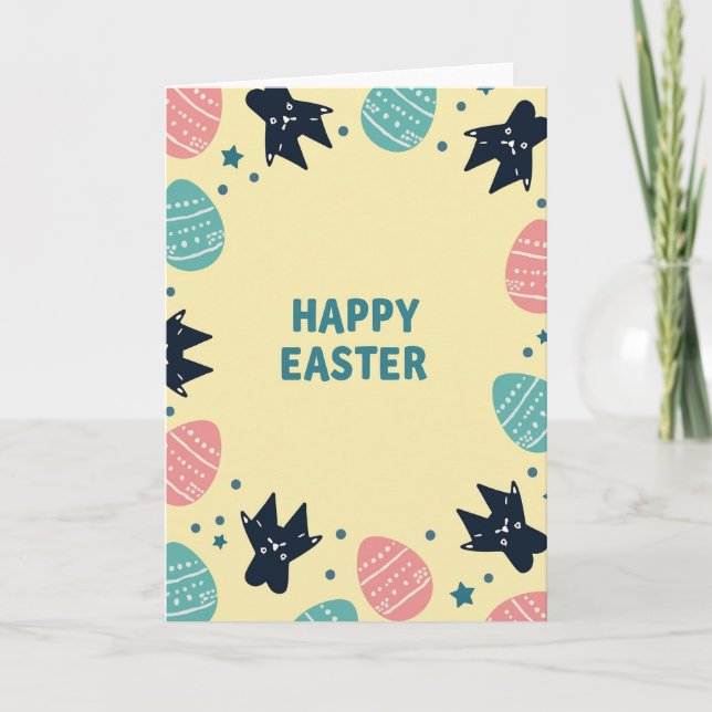 Tarjeta Feliz de Vacaciones de Primavera (Anverso)
