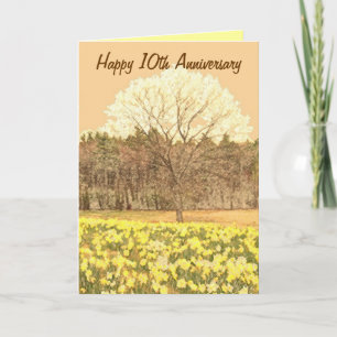 Tarjeta Feliz Décimo Aniversario