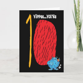 Tarjeta Feliz décimo cumpleaños