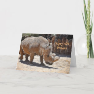 Tarjeta Feliz décimo cumpleaños