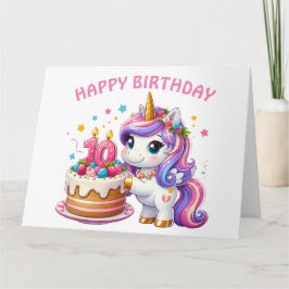 Tarjeta Feliz décimo cumpleaños