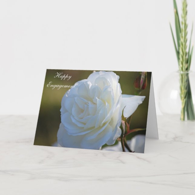 Tarjeta feliz del compromiso (Anverso)