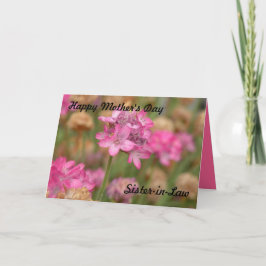 Tarjeta feliz del cuñado del Día de la Madre