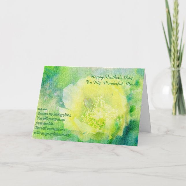 Tarjeta feliz del día de la madre (Anverso)