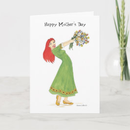 Tarjeta feliz del día de la madre