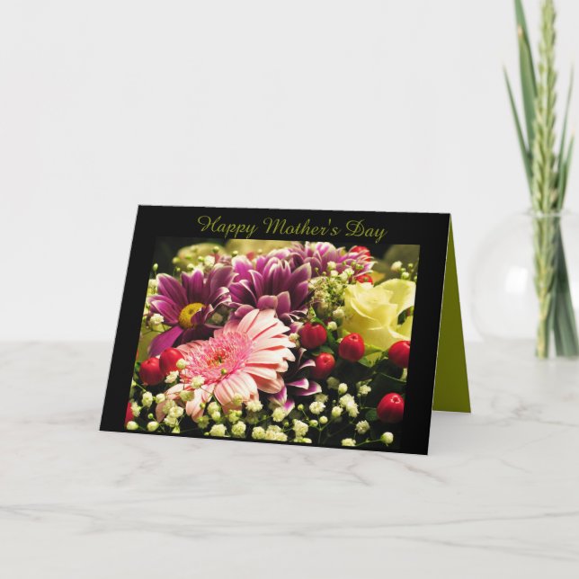 Tarjeta feliz del día de la madre (Anverso)