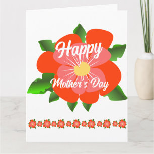 Tarjeta feliz del día de la madre
