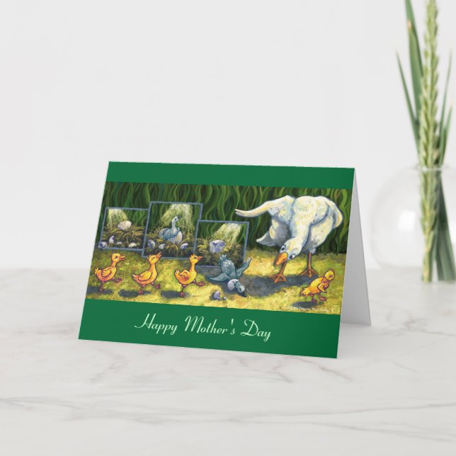 Tarjeta feliz del día de la madre, muy tonta (Anverso)