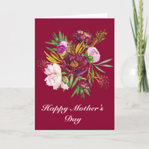 Tarjeta feliz del día de madre