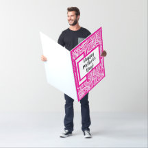 Tarjeta feliz del día de madre - tarjeta gigante