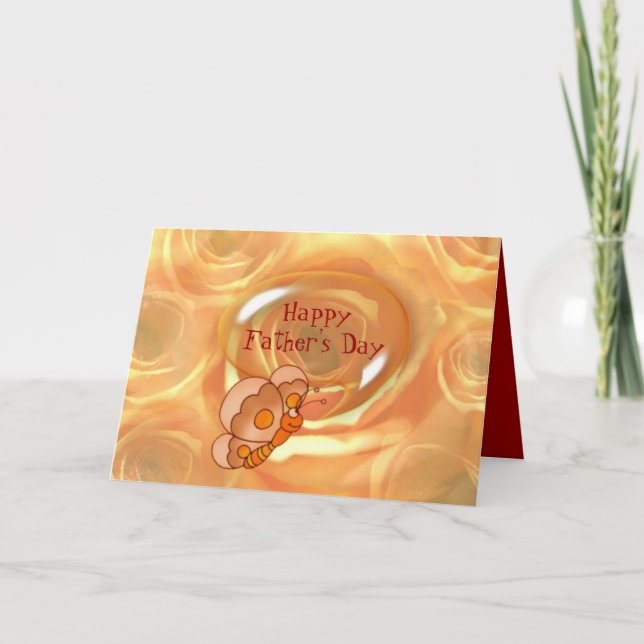 Tarjeta feliz del día del padre (Anverso)