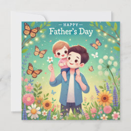 Tarjeta feliz del día del padre